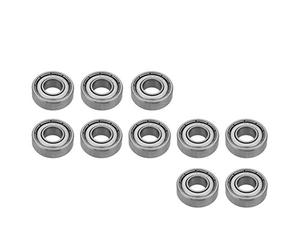 Tbest Rodamientos Miniatura 8mm, Doble Blindaje Acero 6mm | 10 piezas, Bajo nivel de ruido, Larga vida útil, Adecuado para proyectos de hobby