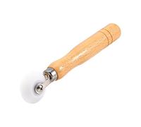 Tbest Rodillo de Papel Tapiz de Esquina, Herramienta de Costura de Pompón para Juntas, de Madera Ergonómico, Herramienta de Presión de Costura de Pared para Decoración del Hogar
