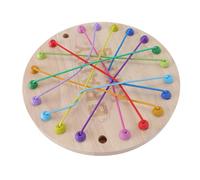 Tbest Rope Untangling Game, Educational Interactive Wooden Thinking Lógico Desarrollo de Rompecabezas Juego de Rompecabezas para Niños Familia
