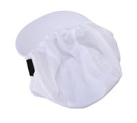 Tbest Running Mesh Hat Sun Sombreado Absorción de Sudor Alevable Sports Portátiles Transpirables para Ciclismo Al Aire Libre Pesca de Senderismo Tamaño de Poliéster (White)