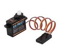 Tbest Servo Digital ES9251 II 4g para Avión RC de Alto 0,3 Kg.cm, Ultrarrápido 0,07 segundos/60° a 6 V, Compatible con Placa KIT 3D, Servo con Dirección STD en Sentido Contrario a las Agujas del Reloj