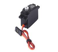 Tbest Servo Digital Resistente Al Agua, Engranaje de Metal de 17g Alto para WPL1625 RC, Camión, Modelo de Coche, Accesorio de bajo Ruido