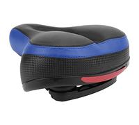 Tbest Sillín de Bicicleta Hueco para Bicicleta de Montaña, Cómodo Sillín de Cuero de Microfibra para Hombres y Mujeres, Diseño de Ventilación, Cojín Ancho Antideslizante (#1)