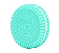 Tbest Slids Juguetes La Reducción del Estrés, Tobogán Imán de Plástico para Irritabilidad, para La Concentración, Juguetes Inquietos en Forma de Galletas Compactas (Verde Menta)