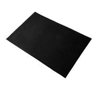 Tbest Solilla Brillante para una Vaca Anti-deslizamiento Extraterrestre para una Cómoda Reparación de Zapatos, 58 Cmx38cmx2 Mm, Ideal para Agregar Pedidos a los Talones, Material Flexible (BLACK)