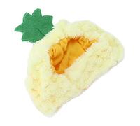 Tbest Sombrero para Mascotas, Disfraz de Felpa Suave para Gatos, Perros, Cachorros, Accesorios para Fotografía de Fiesta de Halloween, Tocado de Frutas Tropicales