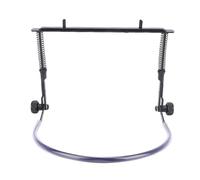 Tbest Soporte de armónica ajustable, soporte seguro para armónicas de 10 y 24 agujeros, compatibilidad versátil, construcción de aleación de acero, almacenamiento práctico