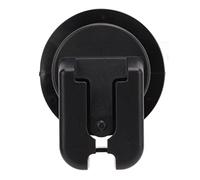 Tbest Soporte de Micrófono de Radio, Reemplazo de Soporte de Micrófono Trasero Adhesivo ABS Negro para Coche FTM6000R 300DR 7900R 100DR D9000