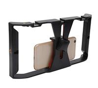 Tbest Soporte de Teléfonos Móviles de la Mano Grabación de Fotografía de Plástico Universal Soporte de Jaula en Vivo para el Diseño Ergonómico Liviano Duradero de Transmisión y Videos