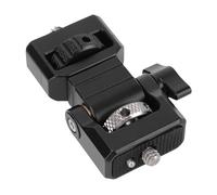 Tbest Soporte para Pantalla de Cámara, Cabezal Inclinable Giratorio de 360 Grados, Amortiguación Antigiro Ajustable de 180, Aleación de Aluminio para DSLR Cage Video Rig, Filmación