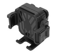 Tbest Soporte para Teléfono de Motocicleta, Espejo Retrovisor con Absorción de Impacto, Soporte para Teléfono Móvil de Scooter de 5,7 a 0,2 Pulgadas (Black)