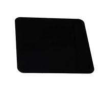 Tbest Tabla de Exhibición Reflectante Acrílica Tablero de Fondo Duradero Resistente a los Rasguños Fáciles de Limpieza Transparente para los Relojes de Joyería de Fotografía 30x30cm (Black)