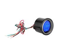 Tbest Tacómetro Digital LCD de 52mm, Medidor de RPM, Pantalla de Luz Roja y Azul de Alta Precisión para Coche de 12V, Velocímetro de Motor de 4, 6 y 8 Cilindros