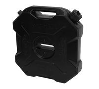 Tbest Tanque 6l 1.6 Galones Negro Gran Capacidad Contenedor de Gasolina de Gas para Motocicleta para Automóvil UTV ATV Off Road Vehicle (con soporte)