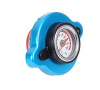 Tbest Tapa de Radiador para Autos Antiguos, Tapa de Tanque de Agua Termostática de Cabeza Media Universal para Radiador, Indicador de Temperatura de Presión