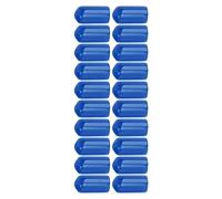 Tbest Tapas de Pezón de Sangrado de Freno PVC Alta Durabilidad Protección de Polvo de Ajuste Universal para la Mayoría de los Vehículos Rojo 6 Mm 20 PCS (BLUE)