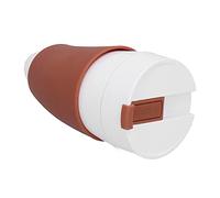 Tbest Taza de café con Aislamiento de Cuerno de Cabra de 230 Ml con Revestimiento de Acero Inoxidable - Taza Térmica para Bebidas Frías y Calientes, Viajes y a Prueba de Fugas (WHITE)