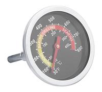 Tbest Termómetro de Barbacoa de Acero Inoxidable de 50~800 ℉ Indicador de Temperatura para Cocinar Weber Grill Termómetro Deckel Genesis