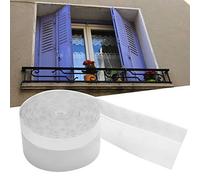 Tbest Tira de Sellado Autoadhesiva Transparente, Burlete Insonorizado de 5 M y 25 Mm de Ancho para Puertas, Cinta de Goma de Silicona con Aislamiento de Reducción de Ruido (45mm)