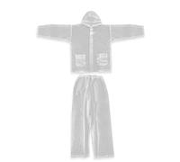 Tbest Traje de Lluvia Portátil EVA, Ropa de lluvia Chubasquero Unisex Transparente Conjunto de a de Lluvia+ Pantalones Impermeable para Moto o Ciclismo Acampar Al Aire Senderismo