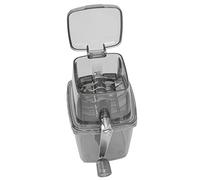 Tbest Trituradora de Hielo Portátil, Cuchillas de Acero Inoxidable, 1.25L | Funcionamiento manual, Ligero y portátil, Apto para uso en exteriores, Ideal para granizados y cócteles