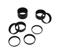 Tbest Tubos N, Tubos de Extensión M48 8 Piezas M48X0.75 Kit de Tubo de Extensión de Longitud Focal 3 5 7 10 12 15 20 Anillo de Extensión de 30 Mm para Fotografía de Telescopio