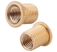 Tbest Universal Car Auto Gear Stick Shift Sport Tornillo de Rosca de Cabecera de la Perilla Aleación de Aluminio de para la Mayoría de los Vehículos con M12x1.25 Hilos Color Dorado M10 (10 * 1.25)