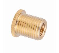 Tbest Universal Car Auto Gear Stick Shift Sport Tornillo de Rosca de Cabecera de la Perilla Aleación de Aluminio de para la Mayoría de los Vehículos con M12x1.25 Hilos Color Dorado M10 (8 * 1.25)