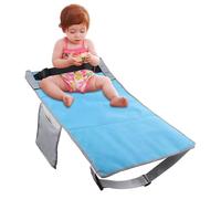 Tbest Use el Pedal Portátil de Pie Ajustable Ajustable para un Viaje Cómodo, Ajuste Universal para la Familia de Lavado Nylon (BLUE)