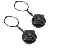 Tbest Válvula de Aire Inflable, 2 Pcs 22mm Válvula de Tornillo de Válvula de Aire de Repuesto Inflable de Plástico Negro Válvula de Tornillo reemplazo para Bote Inflables Barco Canoa Kayak