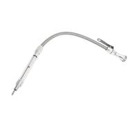 Tbest Varilla de Nivel de Aceite Flexible para Motor, Herramienta de Medición de Nivel de Fluido de Acero Inoxidable para Motores de Camiones LSX LS1 LS2 LS6 4.8L 5.7L 6.0L 6.2L (Silver)