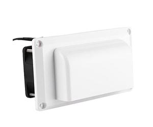 Tbest Ventiladores R de 12 V, Rejillas de Ventilación Laterales para Caravana, Ventilador Extractor de Autocaravana, Ventilación de Ventilación Lateral, Ventilador de Escape de 12 V, 25