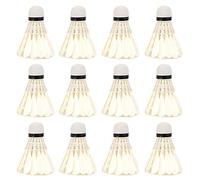 Tbest VGEBY1 Bolas de bádminton, Volantes Blancos 12Pcs / Lot para Deportes al Aire