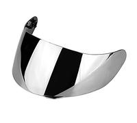 Tbest Visera de Lente de Motocicleta, Protector de Viento de Motocicleta, Visera de Lente de Casco, Ajuste de Cara Completa para AGV K1 K3 SV K5 K5-S(Plata)