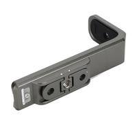 Tbest X4 Montaje Horizontal Aleación de Aluminio Plegable Doble Camina de Acción de Acción Soporte con Orificio Roscado de 1/4 Pulgadas para Accesorios de Montaje de Trípode