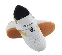 Tbest Zapatos de Taekwondo, Zapatos de Deporte livianos Transpirables Kung fu Taichi para Adultos y niños (35 (Longitud Interna 225 cm))