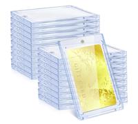 Tbintul 25 Piezas 35PT Magnetic Trading Card Holder,Fundas Cartas Magnéticas,Cartas Coleccionables Marco,Funda Magnéticas para Tarjetas de Juego Magic MTG Deportes Béisbol Fútbol
