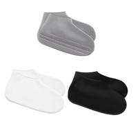 Tbintul 3 Pares Cubiertas del Zapatos Impermeable, Waterproof Shoe Cover Silicone, Cubrezapatos Impermeable Antideslizante, Protector Calzado Lluvia, Reutilizable, Apta para días de Lluvia, Nieve (M)