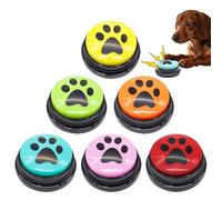 Tbintul 6X Botones Perros con función de grabación duración de la grabación: 30 Segundos buzzers se Puede Volver a Grabar