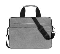 Tbintul Maletín Portátil 15,6 Pulgadas,Funda Portatil con Correa de Hombro Extraíble,Bolso de Hombro para Portátil Ideal para Trabajo y Viaje(Gris)