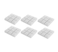 Tbkoeudhg 6 unidades/set 300 x 300 x 50 mm placas de espuma acústicas acústicas de absorción de sonido esponja acústica placas acústicas blancas