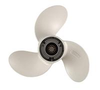 Tbkoeudhg Hélice fueraborda de aluminio de 3 cuchillas de 9 1/4 x 9-J para 9.9-15Hp