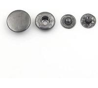 Tbkoly Sujetadores de Botones a presión for Coser, 10 Juegos por Paquete (Color : Gun Black, Size : 20mm)