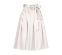 TBloevwlh Delantal tirolesa de encaje para mujer, color negro, vestido tirolés, 70 cm de longitud, delantal tradicional tradicional tradicional, delantal de tafetán liso, para tallas 32 - 54, color