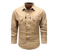 TBloevwlh Disfraz de cazador de pesca, sombrero de safari, camisa blanca para hombre, ropa repelente de mosquitos, camisas para manga larga, Ranger Mil Tec, tallas grandes, vaqueros de viaje, camisa