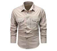 TBloevwlh Disfraz de Ranger, Mil Tec, militar, disfraz de selva, camisa de pescador para hombre, ropa, repelente de mosquitos, safari, camisa hawaiana para hombre, camisa de manga larga, para hombre