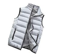 TBloevwlh Dolden - Chaleco híbrido para hombre, chaqueta acolchada, chaqueta deportiva Essential Down Vest con capucha, ligero, resistente al agua, chaleco acolchado plegable