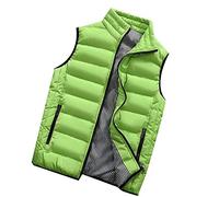 TBloevwlh Dolden - Chaleco híbrido para hombre, chaqueta acolchada, chaqueta deportiva Essential Down Vest con capucha, ligero, resistente al agua, chaleco acolchado plegable