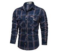 TBloevwlh Estilo casual, disfraz de algodón del ejército alemán, camisa negra, ropa de safari para adultos, camisa hombre manga corta, negro Ballistol Animal, chaqueta, Ranger Travel, Slim Fit