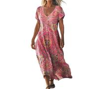 TBloevwlh Fleur Delacour, ropa islámica para mujer, hijab, The Muslim Mindset, vestido de algodón, Shanghai, Abaya, elegante, vestido de oración, Namaz Elbisesi Kadin, vestidos Dubai, E06 Rosa, XL